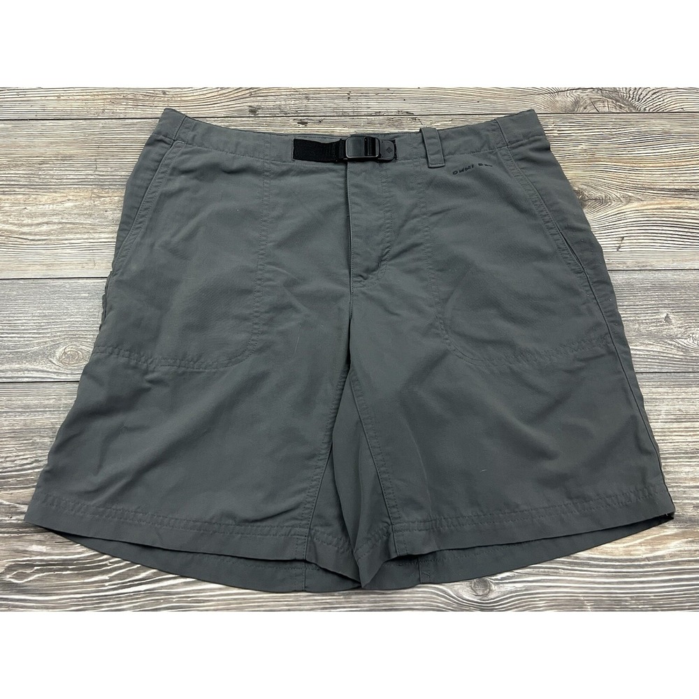 Columbia Women's GRT Omni Dry Shorts Grey Nylon Belted Outdoor Hiking Size 6
